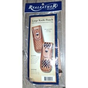 Large Knife Pouch Kit-Silver Creek Leather Supply Real leather Veg-Tan
